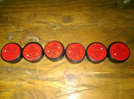 Vendo 6 cajas de pistones (600ud) para revolver y pistola de avancarga.
Precio:28,00€ incluido el porte
el.mostrador@live.com 00
