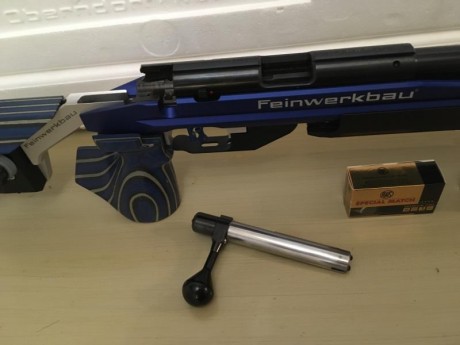 Vendo Carabina FEINWERKBAU 2700 SUPER MATCH calibre 22 LR. Adquirida en el año 2016.
Sin apena uso y sin 01