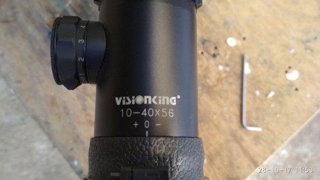 Vendo visor visionking en perfectas condiciones con una anilla extra de repuesto. El precio 100€ 02