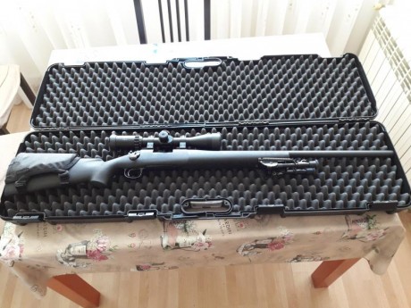 Pues eso..por falta de uso vendo mi remington 700 polis en 308 ..lleva montado visor c-more de 2×20x42 00