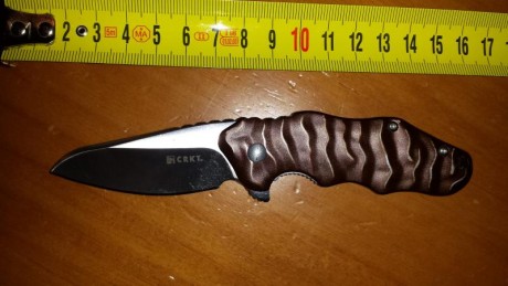 Knife Wrinkle CRKT K200BXP PRECIO DE 40 €
Nueva pero no en embalaje original. Es dificil conseguir esta 02