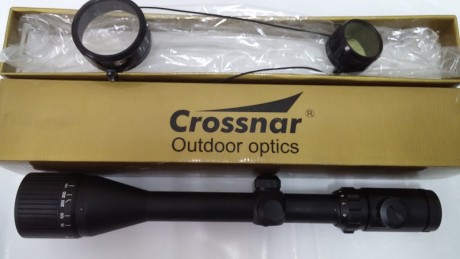Vendo varios visores nuevos a estrenar Crossnar 6-24X52. Retícula iluminada. Precio 70€ la unidad puestos 01