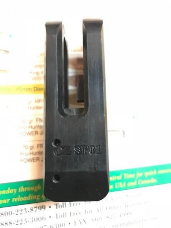 Insert Block para funda ipsc extracción rápida Double Alpha CZ 75 SP01 SHADOW.Rebajado a 25 euros.
 Se 00