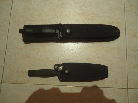 Buenos dias se pone a la venta este modelo del cuchillo Mark II esta nuevo y sin usar . Tiene mas de 30 52
