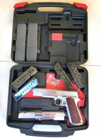 Hola:
Se pone en venta este arma, pistola SPS FALCON con acabados en cromo duro planta, de 5 pulgadas 02