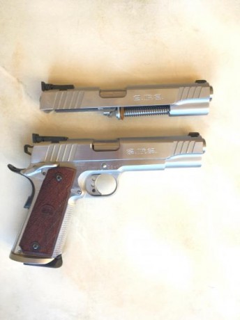 Hola:
Se pone en venta este arma, pistola SPS FALCON con acabados en cromo duro planta, de 5 pulgadas 01