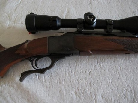 Vendo monotiro Ruger nr. 1 cal. 7 x 57 con visor Bushnell 3-9x40 en muy buen estado, sin rozadoras y bien 11