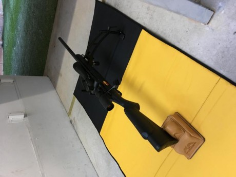 Vendo carabina Sako Quad Heavy Barrel calibre 22lr con anillas y visor Weaver T36X40 black. Gatillo especial 20