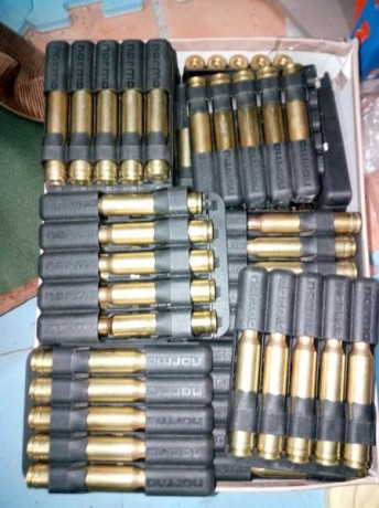 Lote de 210 vainas Norma DEL 300WM, de un sólo tiro, pasadas por el tumbler y con el cuello recocido.

A 00