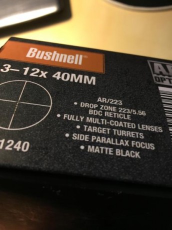 Se vende visor bushnell Ar original 3-12x40.

Perfecto estado, solo unas pequeñas marcas de haber estado 20