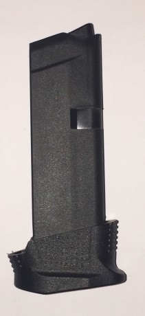 Se vende cargador de Glock 42 (totalmente a estrenar) con extensión del cargador +2 del fabricante americano 02