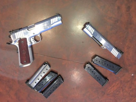 Hola:
Se pone en venta este arma, pistola SPS FALCON con acabados en cromo duro planta, de 5 pulgadas 122