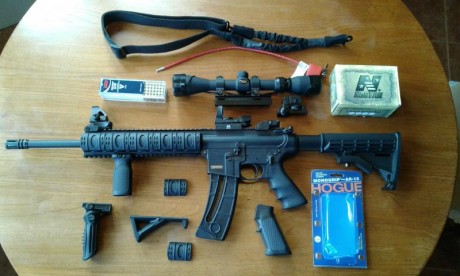 Hola, pongo a la venta mi carabina MP 15/22 en un lote conjunto con sus extras.   No vendo por separado, 00