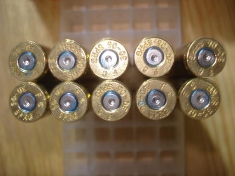 Hola,

Vendo 200 vainas del calibre .30-06 de la marca Federal con un solo tiro y otras 10 iguales de 00