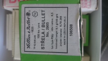 Compro puntas del 308 Y 6.5
Saludos 42