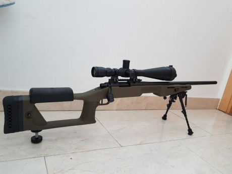 EL VISOR ESTÁ VENDIDO
En venta remington 700 clibre 308 sniper full equip.
Culata Choate Ultimatesniper
Encame 00