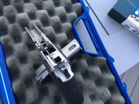 Hola, pongo a la venta mi Targetchampion 9mm en perfecto estado,lleva cañón de 5",va con 3 cargadores.Pistola 20