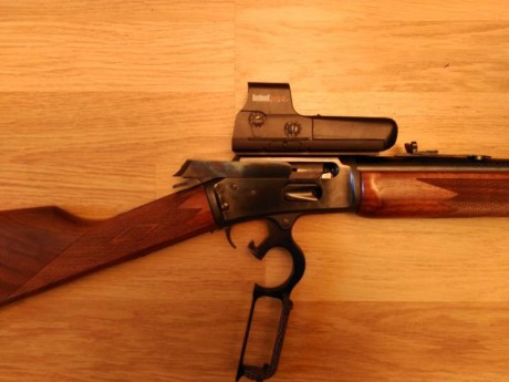 Vendo Marlin de palanca, modelo 1894 S de calibre 44 RMag. Cargador 10 cartuchos.
 Cañón micro estriado 00