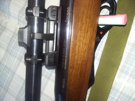 Buanas. Por necesidad de hacer sitio en el armero vendo mi carabina semiautomática  del .22 magnum. Es 11