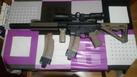 Hola vendo esta carabina Smith and weson m & P 15,  22, en perfectas condiciones sin ningún rasguño 02