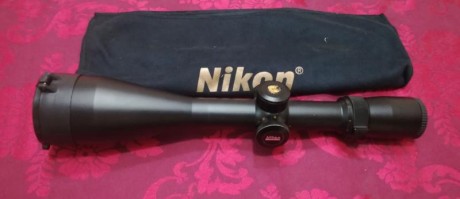 vendo visor nikon monarch ucc 2.5-10x56 estado excelente. reticula 4 en segundo plano. corrector de paralaje.. 00