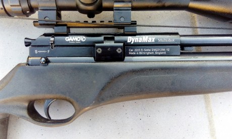 Se venden dos carabinas  Pcp, una Gamo Dynamax, con regulador lobo puesto, y una Logun S16 con dos botellas 02