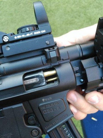 Os cuento lo que le pasa a mi gsg5 cal 22lr. He probado varias marcas de cartuchos para mi gsg5 y me da 00