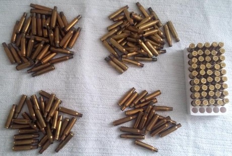 Hola.
Vendo un lote de vainas del .222 Rem, varias marcas, compuesto por:
-45 vainas Hornady
-20 RWS
-42 00