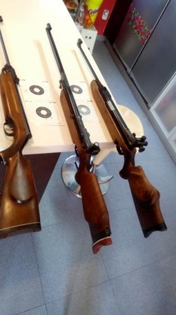 Hola, hoy he montado un puesto de tiro, mesa jardín, saco delantero y he sacado tres de mis viejas glorias
 01
