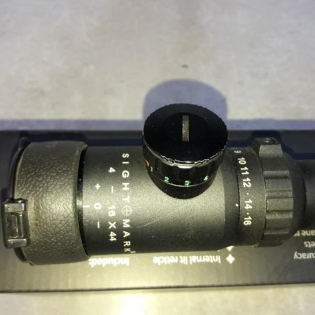 Se vende visor sight mark  triple duty 
4-16×44
Reticula mildot.
Pvp 150 € 01