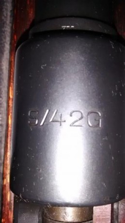 Vendo Mauser K98 S-42 G de 1.935 cal. 8x57 en muy buen estado y según me dijo un forero, de captura rusa.

Maderas 02