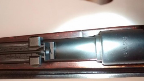 Vendo Mauser K98 S-42 G de 1.935 cal. 8x57 en muy buen estado y según me dijo un forero, de captura rusa.

Maderas 00