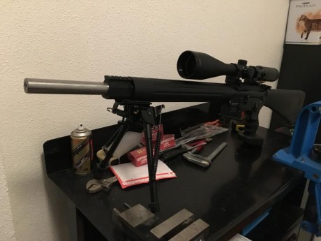 Plataforma Ar 15
Absolutamente nuevo, compre unas 8 o 10 cajas de balas con él y todavía me quedan 6, 10