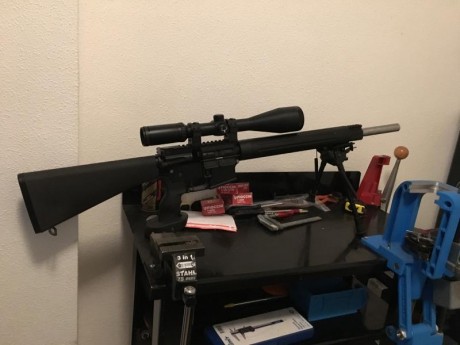 Plataforma Ar 15
Absolutamente nuevo, compre unas 8 o 10 cajas de balas con él y todavía me quedan 6, 10