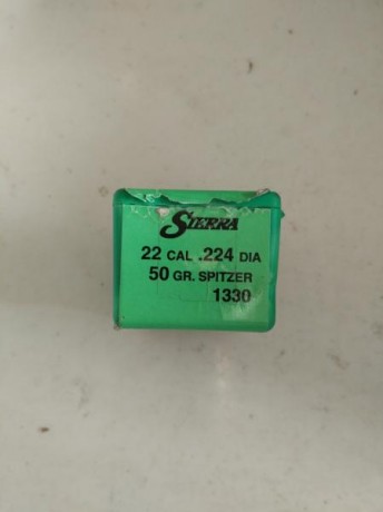 Se venden las siguientes puntas y vainas, son todas nuevas, sin ningún uso, a los precios habría que añadir 21