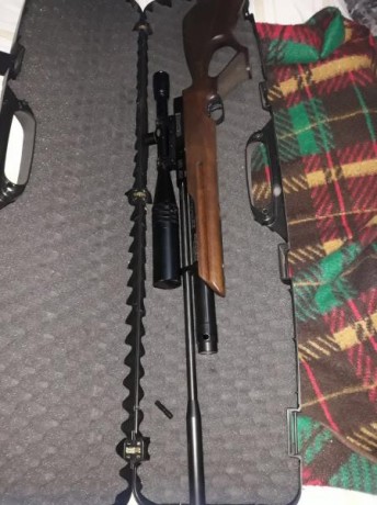 VENDO CARABINA HW100T CALIBRE 4,5, CON VISOR WEAVER T36 EN PERFECTO ESTADO CON MUY POCO USO ( APROXIMADAMENTE 10
