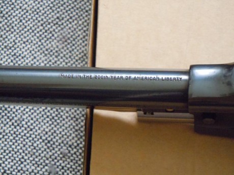   Magnífico Ruger Old Army conmemorativo del Segundo Centenario de la independencia de los Estados Unidos 00