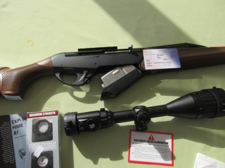 VENDO RIFLE SEMIAUTOMÁTICO BENELLI ARGO, SIN ESTRENAR, CON CARRIL PICCATTINI.
PUEDO AÑADIR VISOR VISOR 11