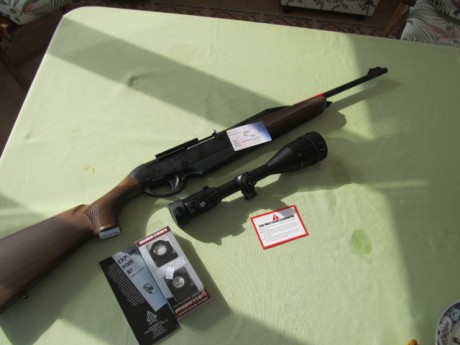 VENDO RIFLE SEMIAUTOMÁTICO BENELLI ARGO, SIN ESTRENAR, CON CARRIL PICCATTINI.
PUEDO AÑADIR VISOR VISOR 10
