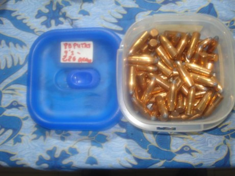 Vendo lote compuesto por cien (100) vainas del 9,3X62 marca Cineshot by RWS con un solo tiro y pulidas 02