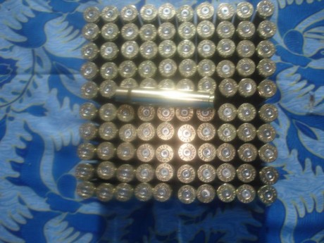 Vendo lote compuesto por cien (100) vainas del 9,3X62 marca Cineshot by RWS con un solo tiro y pulidas 00