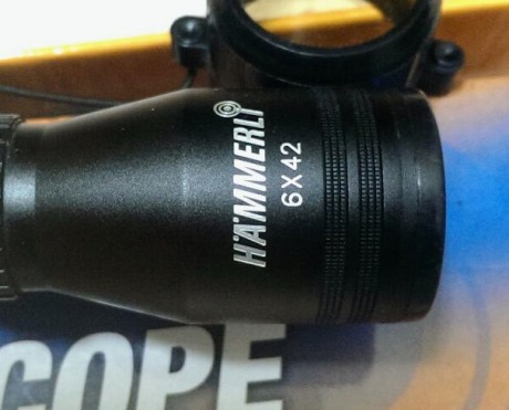 Se vende visor Hammerli Rifle Scope de 6x42.
Está nuevo. Se puede ver en La Coruña. 50 euros y portes 02