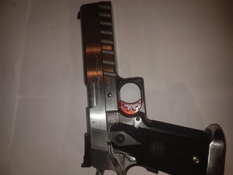 quiero hacer caja para un rifle de IPSC y vendo esta Infinity
Pistola Infinity con:
Un carro calibre 9mm 02