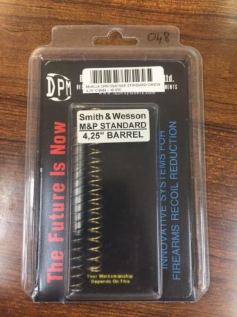 Un amigo vende para pistola Smith and Wesson modelo MP9:

Muelle recuperador marca DPM, precio 40€

Kit 01
