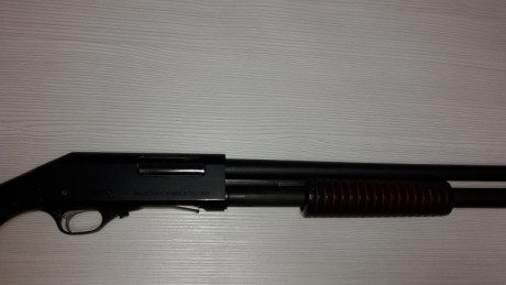 Vendo lote de escopeta corredera fabarm de 8 tiros, escopeta superpuesta sarriugarte, ambas en buen estado 02