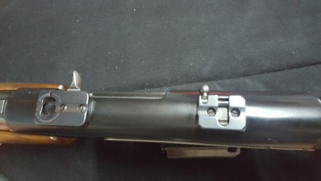 rifle semiautomático browning bar zenith, calibre 300wm, bases apel originales nuevas, cañon acanalado, 11