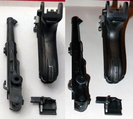 Se vende Luger P08 S/42 año 1936 calibre 9mm todos los números coincidentes, el estado es excepcional, 41