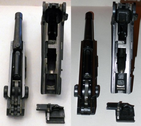 Se vende Luger P08 S/42 año 1936 calibre 9mm todos los números coincidentes, el estado es excepcional, 40