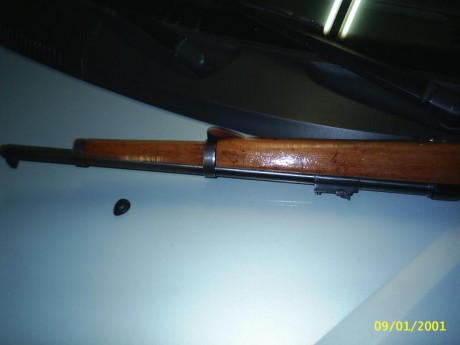 Vendo esta carabina del 9 parabellum por no darle uso ya. Con su correa reglamentaria
350 euros .  Saludos 00