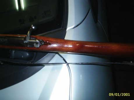 Vendo esta carabina del 9 parabellum por no darle uso ya. Con su correa reglamentaria
350 euros .  Saludos 10